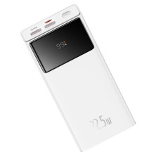 УМБ Baseus Star-Lord Digital Display 20000mAh 22.5W з технологією QC3.0+PD3.0 2USB+Type-C + Кабель USB to Type-C Білий
