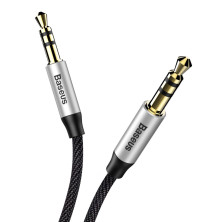 Аудіо-кабель Baseus Yiven AUX 3.5 to AUX 3.5 Audio Cable M30 1м Чорний