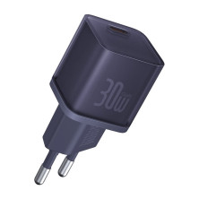 Мережевий зарядний пристрій Baseus GaN5S Fast Charger 1C PD3.0 30W Type-C 3A Фіолетовий