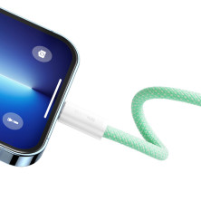 Кабель Baseus Dynamic Series Fast Charging Data Cable Type-C to Lightning PD 20W 2m Зелений