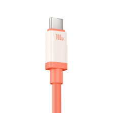 Кабель Baseus 0℃ Series Fast Charging Data Cable USB to Type-C 100W 20V 5A 2m Помаранчевий