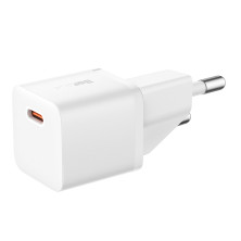 Мережевий зарядний пристрій Baseus GaN5 Fast Charger 1C PD3.0 20W Type-C 3A Білий