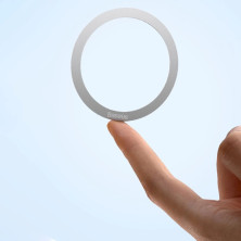 Магнітне кільце Baseus Halo Series Magnetic Metal Ring функцією Magsafe набір 2 штуки Сріблястий