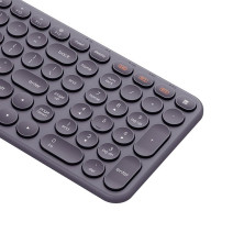 Клавиатура беспроводная Baseus K01B Wireless Tri-Mode Keyboard 2.4G/BT1+BT2 Серый