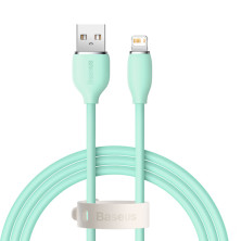 Кабель Baseus Jelly Liquid Silica Gel USB to Lightning 2.4A 1.2m Зелений