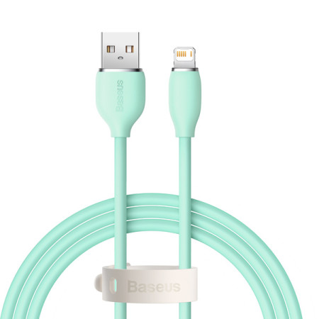 Кабель Baseus Jelly Liquid Silica Gel USB to Lightning 2.4A 1.2m Зеленый