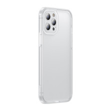 Чехол бампер Baseus Camera Lens Protector Frame Case для Iphone 12 Pro Max 6.7" Белый
