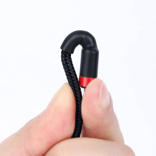 Кабель Baseus Cafule Flash Charging Data Line Cable Type-C to Type-C PD 2.0 QC 3.0 60W 20V 3A 2m Черно-Красный