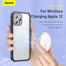 Чохол бампер Baseus Camera Lens Protector Frame Case для Iphone 12 Pro Max 6.7" Чорний