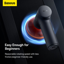 Аккумуляторная полировальная машинка для автомобиля Baseus NeoPower Wireless Mini Car Waxer Lite 30 Вт 30 минут 2 насадки Черный