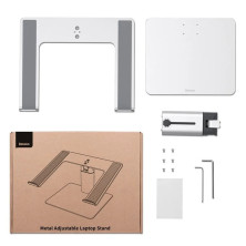 Підставка для ноутбука Baseus Metal Adjustable Laptop Stand Сріблястий