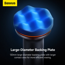 Аккумуляторная полировальная машинка для автомобиля Baseus NeoPower Wireless Mini Car Waxer Lite 30 Вт 30 минут 2 насадки Черный