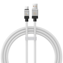 Кабель Baseus CoolPlay Series Fast Charging Data Cable USB to Type-C 100W 20V 5A 1m Білий