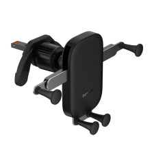 Автотримач для телефону Baseus UltraControl Mega Series Folding Screen Phone Car Mount у повітропровід Чорний