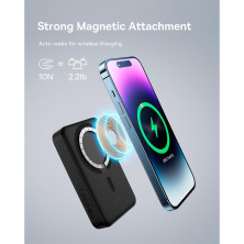 УМБ Baseus Magnetic Mini Wireless Fast Charge 2in1 10000mAh 30W 3A QC3.0+PD3.0 з Бездротовою зарядкою Qi 15W Чорний