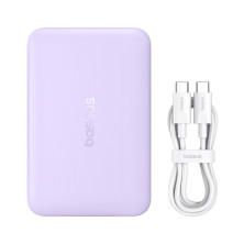 УМБ Baseus EnerFill FM11 Ultra-Mini Magnetic 2in1 10000mAh 22.5W 3A QC3.0+PD3.0 с Беспроводной зарядкой Qi 15W Фиолетовый