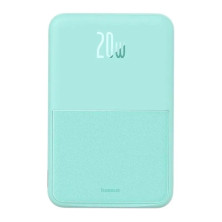 УМБ Baseus MagPro Magnetic Bracket Wireless Fast Charge 5000mAh 20W 2.4A QC3.0+PD3.0 з Бездротовою зарядкою Qi 15W Блакитний