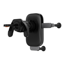 Автотримач для телефону Baseus UltraControl Mega Series Folding Screen Phone Car Mount у повітропровід Чорний