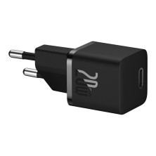 Мережевий зарядний пристрій Baseus GaN5 Mini Fast Charger 1C PD3.0 20W Type-C 3A + кабель Baseus Type-C to Type-C 100W 20V/5A 1м Чорний