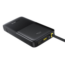 УМБ Baseus Bipow 2 with USB-C Cable 10000mAh 20W з технологією QC3.0+PD3.0 та Type-C кабелем 20W Чорний