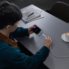Кабель Baseus Gem Series Fast Charging Data Cable Type-C to Lightning PD 20W 2m Белый