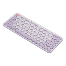 Клавіатура бездротова Baseus K01A Wireless Tri-Mode Keyboard 2.4G/BT1+BT2 Фіолетовий