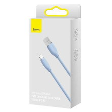 Кабель Baseus Jelly Liquid Silica Gel USB to Lightning 2.4A 2m Синий