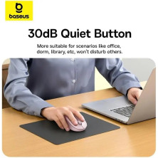 Бездротова мишка Baseus F02 Ergonomic Wireless Mouse 2.4G/BT5.2 1000-1600-2000-2400-4000dpi Рожевий
