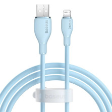Кабель Baseus Pudding Series Fast Charging Data Cable USB to Lightning 2.4A 1.2m Блакитний