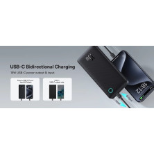 УМБ Baseus Airpow Lite 10000mAh 15W 3A USB+Type-C Чорний