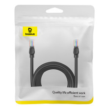Кабель Baseus High Speed CAT5 RJ45 Gigabit Network Cable Ethernet Круглый 8m Черный