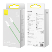 Кабель Baseus Dynamic Series Fast Charging Data Cable Type-C to Lightning PD 20W 2m Зелений
