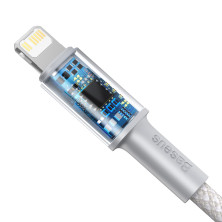 Кабель Baseus High Density Braided Fast Charging Data Cable Type-C to Lightning PD 20W 2m Белый