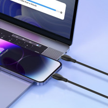 Кабель Baseus Pudding Series Fast Charging Data Cable Type-C to Lightning PD 20W 2m Черный