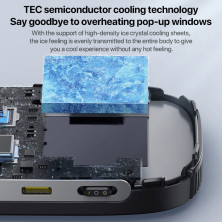Беспроводное зарядное устройство с кулером Baseus MagPro II Series Ultra-Thin Magnetic Phone Cooler с функцией MagSafe и Qi 15W Черный