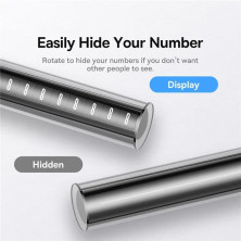 Автовизитка парковочная карта Baseus Number Plate Tint версия для двух номеров Черный