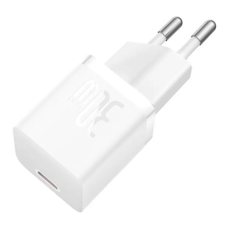 Сетевое зарядное устройство Baseus GaN5 Fast Charger 1C PD3.0 30W Type-C 3A Белый