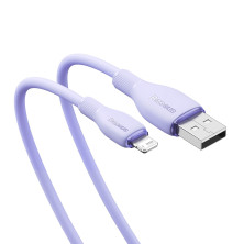 Кабель Baseus Pudding Series Fast Charging Data Cable USB to Lightning 2.4A 2m Фіолетовий