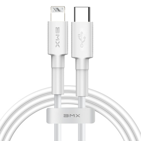 Кабель Baseus BMX Mini MFi certified Cable Type-C to Lightning PD 18W 2,4А 1,2m Белый