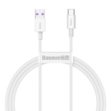 Кабель Baseus Superior Series Fast Charging Data Cable USB to Type-C 66W 11V 6A 1m Білий