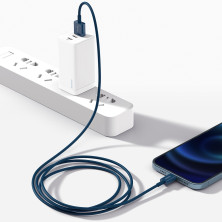 Кабель Baseus Superior Series Fast Charging Data Cable USB to Lightning 2.4A 1m Синій