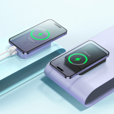 УМБ Baseus Magnetic Mini Wireless Fast Charge 2in1 20000mAh 20W 3A QC3.0+PD3.0 с Беспроводной зарядкой Qi 15W Черный