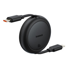 Кабель Baseus Free2Pull Mini Charging Data Cable Type-C to Type-C 60W 1m Черный