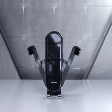 Автодержатель для телефона Baseus Penguin Gravity в воздуховод Черный