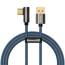 Кабель Baseus Legend Series Fast Charging Data Cable USB to Type-C 66W 11V 6A 1m Синій
