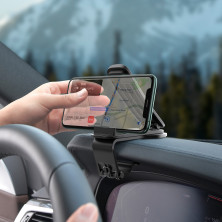 Автодержатель для телефона Baseus Big Mouth Pro Car на приборную панель Черный