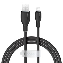 Кабель Baseus Pudding Series Fast Charging Data Cable USB to Lightning 2.4A 1.2m Чорний