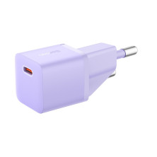 Мережевий зарядний пристрій Baseus GaN5 Fast Charger 1C PD3.0 20W Type-C 3A Фіолетовий