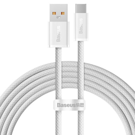 Кабель Baseus Dynamic Series Fast Charging Data Cable USB to Type-C 100W 20V 5A 2m Белый