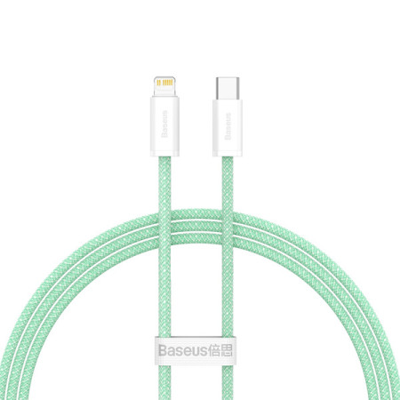 Кабель Baseus Dynamic Series Fast Charging Data Cable Type-C to Lightning PD 20W 1m Зелений